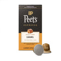 Peet's Coffee Caramel Dark Roast Espresso Capsules 10 Ct (Case of 10 Boxes / 100 Pods Total)
