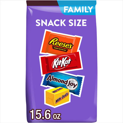 Hershey Assorted Chocolate Flavored Snack Size Candy — 15.6 oz. Bag, Pick Pack Size