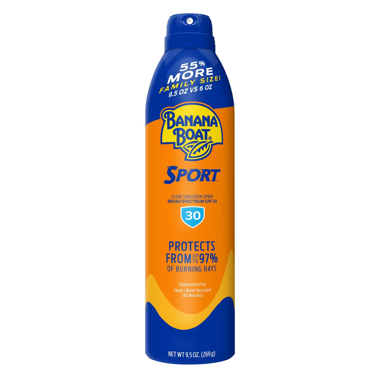 Banana Boat Sport Ultra Clear Sunscreen Spray SPF 30 9.5 oz can