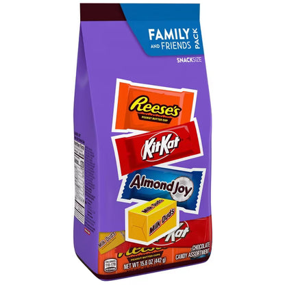 Hershey Assorted Chocolate Flavored Snack Size Candy — 15.6 oz. Bag, Pick Pack Size