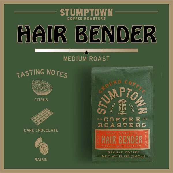 Stumptown Hair Bender Ground Coffee – 12 oz