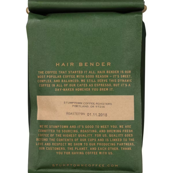 Stumptown Hair Bender Whole Bean Coffee – 18 oz