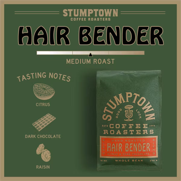 Stumptown Hair Bender Whole Bean Coffee – 18 oz