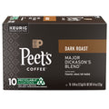 Peet’s Major Dickason’s Dark Roast K-Cup Coffee Pods – 10 Count