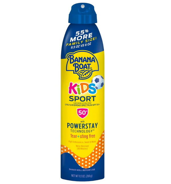 Banana Boat Kids Sport Sunscreen Spray SPF 50+ 9.5 oz can