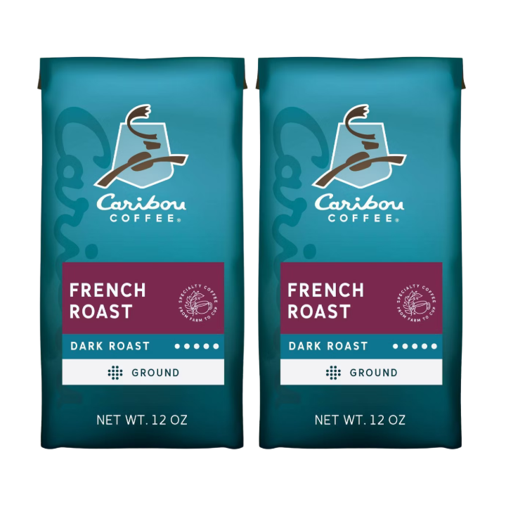 Caribou Coffee French Roast Dark Roast Ground Coffee - 12 oz