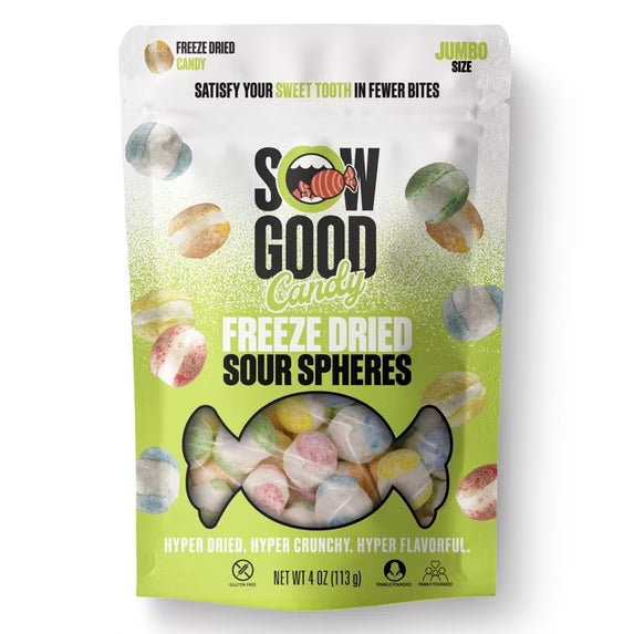 Sow Good Sour Spheres Freeze Dried Candy - 4 oz