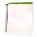TOPS Ampad Earthwise Ruled Flip Chart Easel Pads, 27" x 34", 50 Sheets, 2-Pack