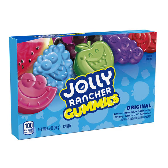 Jolly Rancher Original Gummies 3.5 oz – 11-Box Case – Best By Oct. 2026