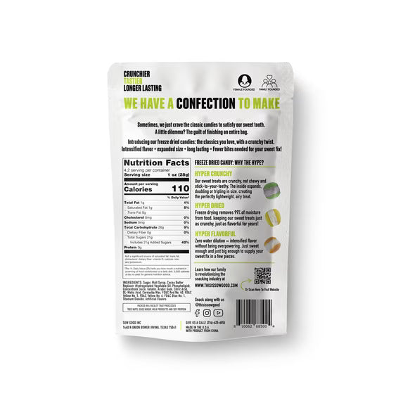 Sow Good Sour Bites Freeze Dried Candy - 4.2 oz