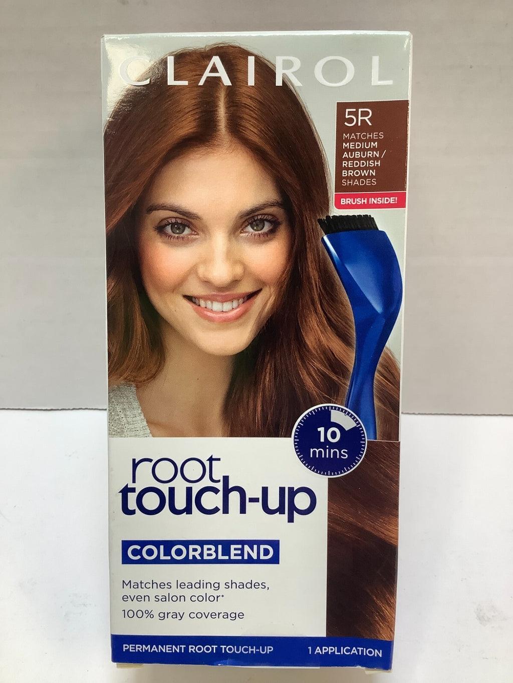 Clairol Root Touch-Up Permanent Hair Color – 5R Medium Auburn/Reddish Brown, 2 Pack