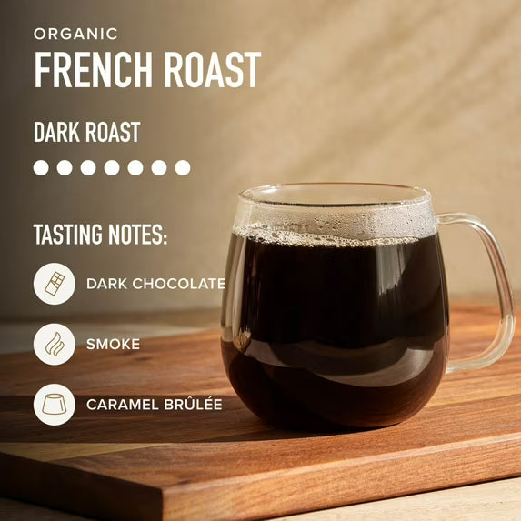 Peet’s Organic French Roast Dark Roast Ground Coffee – 10.5 oz