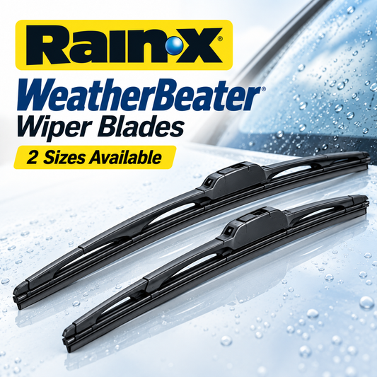 Rain-X WeatherBeater Windshield Wiper Blade packaging and blade