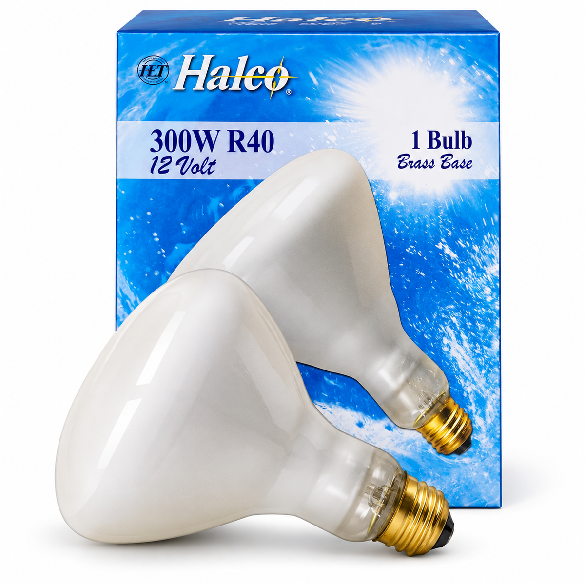 Halco Lighting R40FL300-12V — 300W 12V R40 Flood Pool & Spa Replacement Bulb