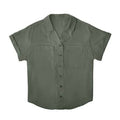 Member’s Mark Women’s Tencel Camp Shirt – Olive Green
