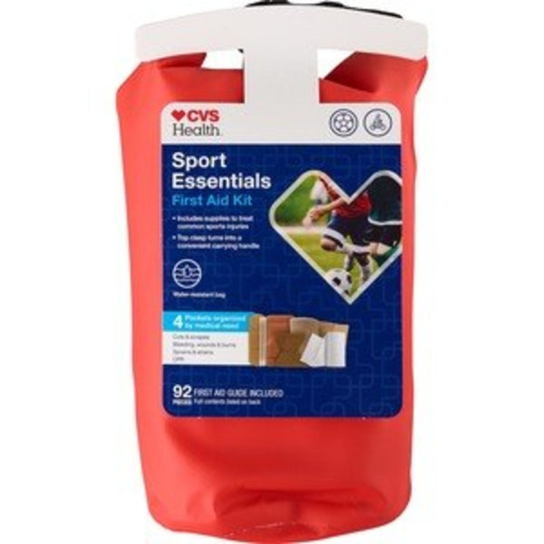 CVS Health Sport Essentials First Aid Kit – 92 Pieces